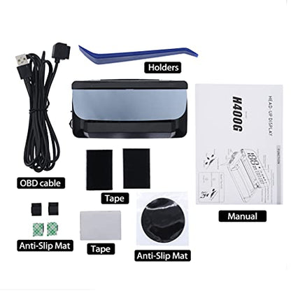Universal Car HUD GPS Speedometer Head Up Display Digital Speed 3D Reflection for Cars Digital Speed MPH Overspeed Alarm