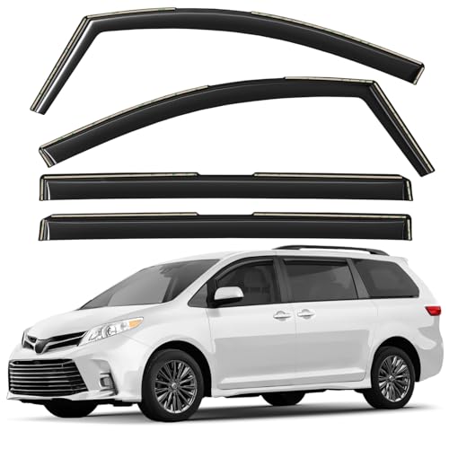 Window Deflectors Smoke Tinted In (4 Count)