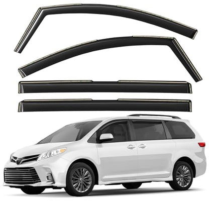 Window Deflectors Smoke Tinted In (4 Count)
