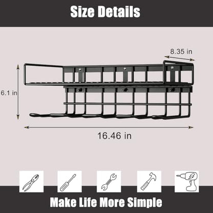 Power Tool Organizer Heavy Duty Wall Mount Drill Tools Holder