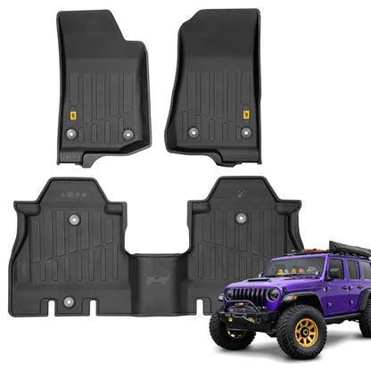 JustFit™ 3D Floor Mats for Jeep Wrangler JL 2018