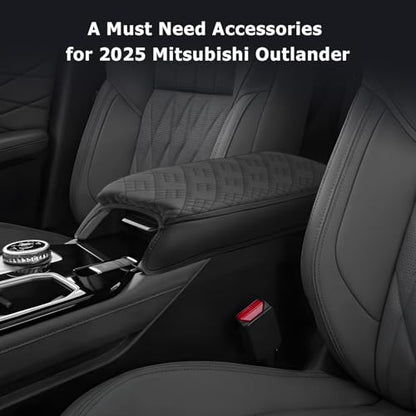 Center Console Cover Compatible with 2025 2026 Mitsubishi Outlander ES