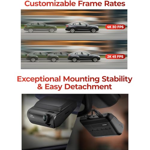 ARC700 Dash Cam 4K Front and 2K Rear