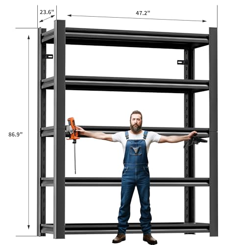 5 Tier Garage Shelving (5 Count)