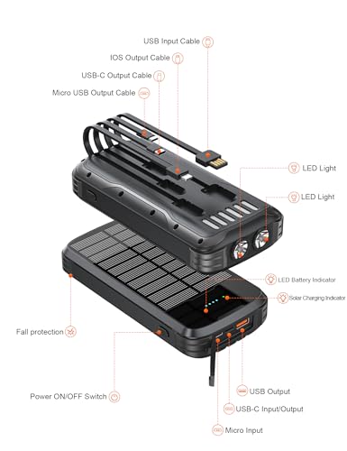 Solar Power Bank 40000mAh