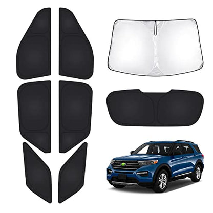 Windshield Sun Shade for Ford Explorer 2020 (8 Count)