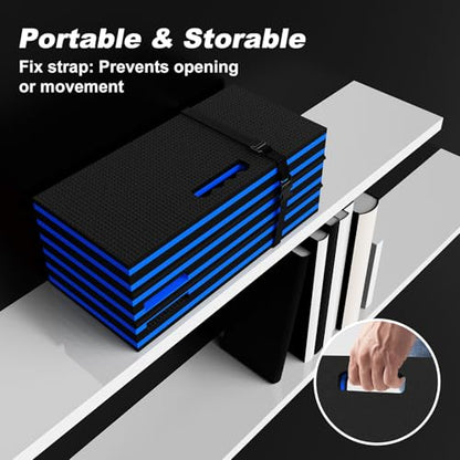 Thick Mechanic Mat Foldable EVA Kneeling Pad with Magnetic Tool Slot