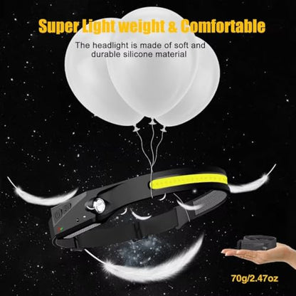 Headlamp Rechargeable 3PCS (3 Count)