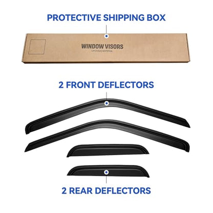 Window Visors Rain Guards for 1988