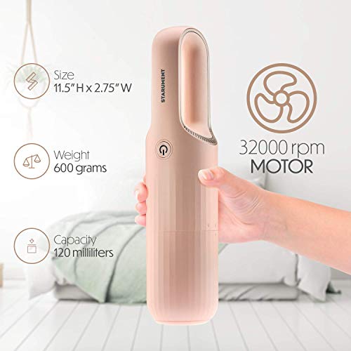 Portable Hand Vacuum Cleaner for Dust Pet Hair Dirt Home Car Interior
