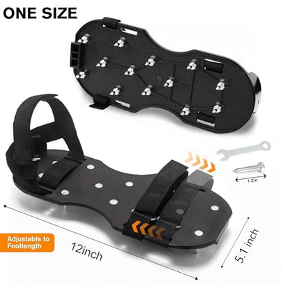 Epoxy Floor Spiked Shoes Fully Assembled Gunite Spiked Shoes with 3