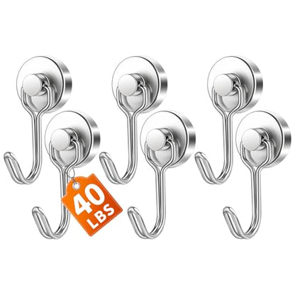 Magnetic Hooks (6 Count)