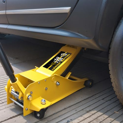 3.5 Ton Low Profile Floor Jack Quickly Lift Hydraulic Car Jack with Dual Pumps