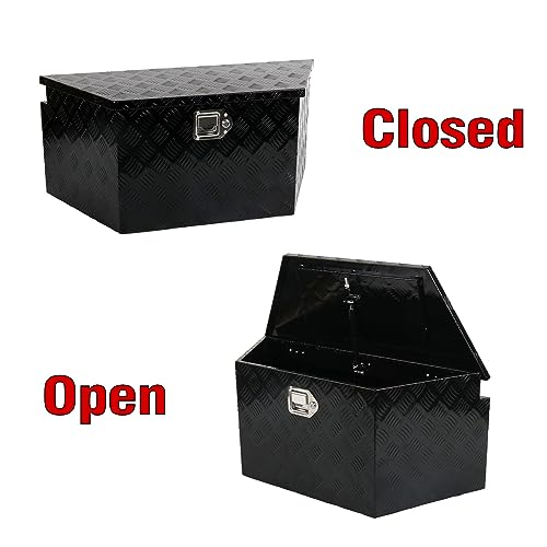 34 Inch Aluminum Trailer Tongue Tool Box 5 Bar Tread Wide Utility