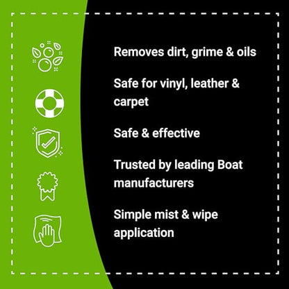 Vinyl Sauce Boat Seat and Upholstery Cleaning Spray (128 Fl Oz)