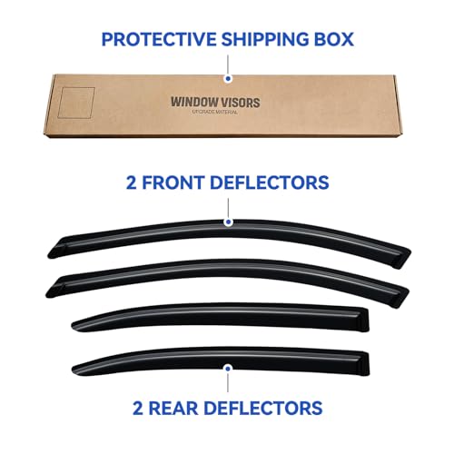 Window Visors Rain Guards for 2014