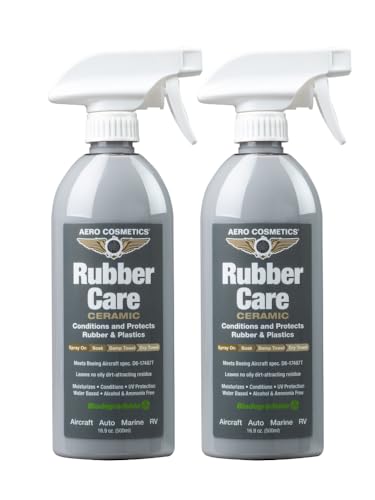 Rubber Care Matte Tire Shine & Ceramic Rubber Conditioner (16.9 Fl Oz)