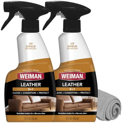 Leather Cleaner and Conditioner for Furniture (24 Fl Oz)