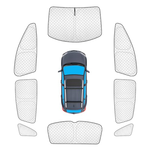 8pcs Thicken Sun Shades for Volkswagen VW ID.4 2021