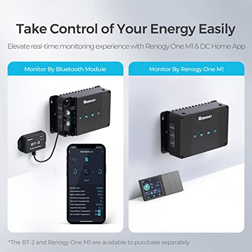 Smart 50A DC DC MPPT Battery Charger 12V