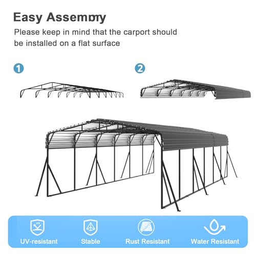 20x30FT Heavy Duty Metal Carport (693.09 Count)