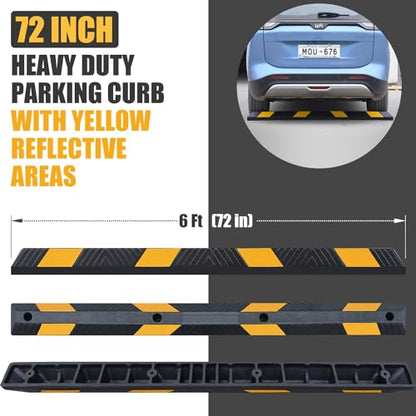 72" Heavy Duty Parking Curb