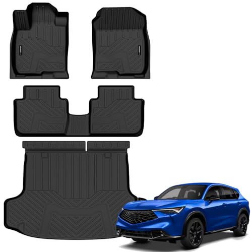 All Weather Floor Mats Cargo Mat for 2026 2025 Acura ADX (4 Count)