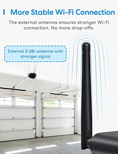 Smart Garage Door Opener Remote with External Antenna