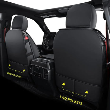 F150 Faux Leather Seat Covers Fit for 2015 (4 Count)