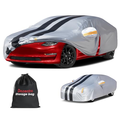 Multi Layer Car Cover Custom Fit for Tesla Model 3