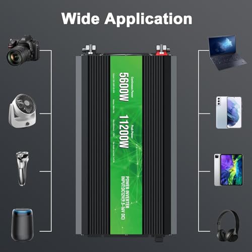 5600W Power Inverter 12V DC to 110