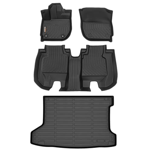 All Weather Floor Mats Cargo Liner Set for Honda HRV