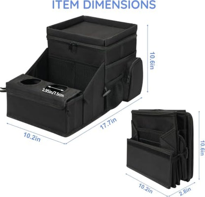 Car Front Seat Organizer with Cup Holder