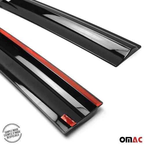Set Bug Shield Deflector & Window Visor for Mercedes Sprinter W907 910 2019 (3 Count)