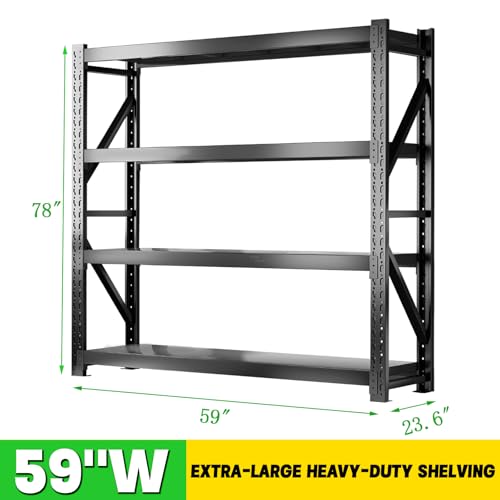3000LBS Heavy Duty Storage Shelves (4 Count)