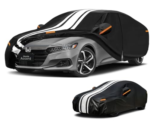Honda Accord Car Cover Waterproof All Weather for Automobiles