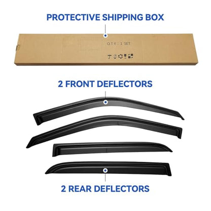 Window Visors Rain Guards for 2009 (4 Count)