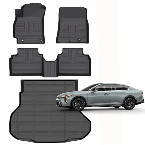for Kia K4 Floor Mats 2025 2026 LX LXS EX GT (4 Count)