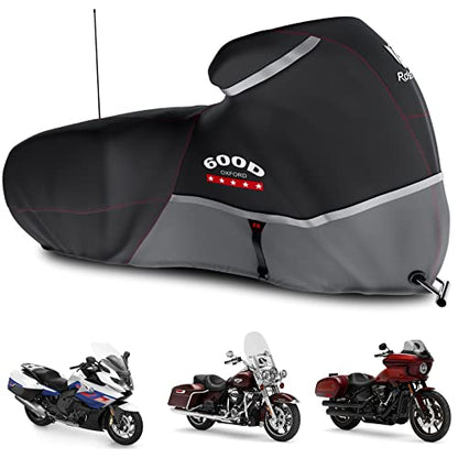 Motorcycle Cover 600D Waterproof for Touring Models Harley Davidson Road King