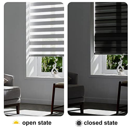 Zebra Blinds Cordless Blinds for Windows (27.75 Sq Ft)