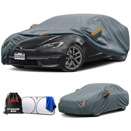 Waterproof Heavy Duty Car Cover Custom Fit Tesla Model S