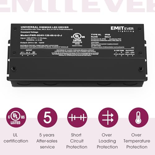 2 Pack 120W 24V 5 (2 Count)