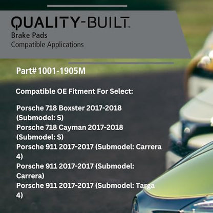 Front Semi Metallic Brake Pads