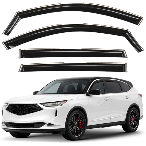 Window Deflectors Smoke Tinted in