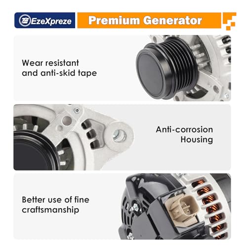Ezexpreze Alternator 11385N Replacement for 1.8L L4 Toyota Corolla 2009