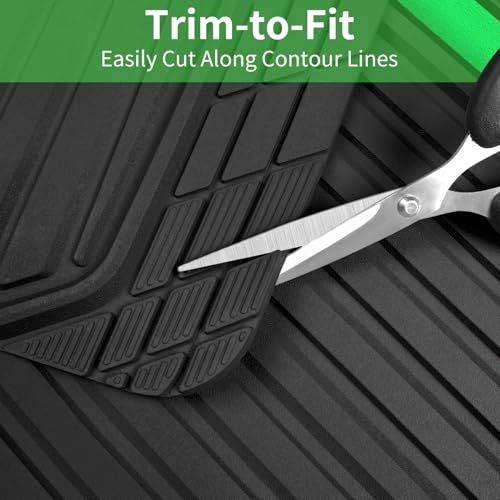 Heavy Duty Rubber Car Mats Metallic