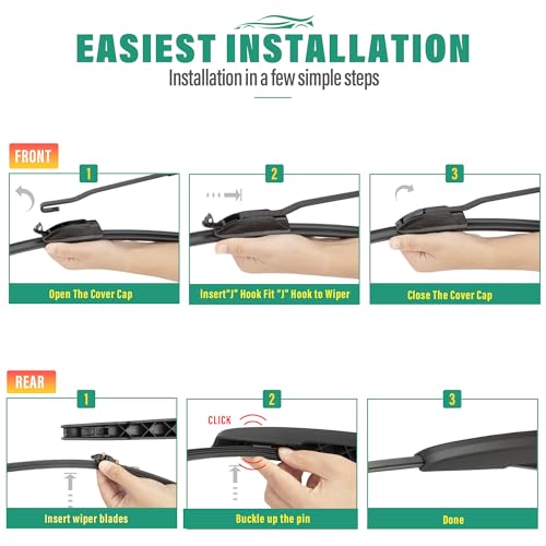Windshield Wiper Blades Replacement for Ford Expedition 2018