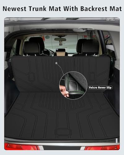 Floor Mats & Cargo Mat & Backrest Mat Custom for Ford Edge 2015 (160 Ounce)