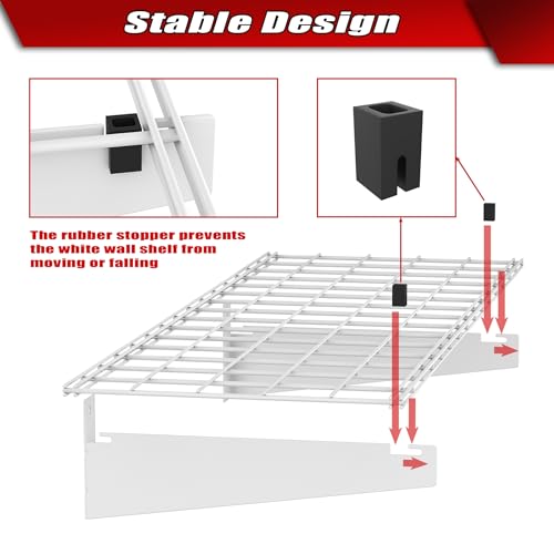 2 Pack Garage Wall Shelves