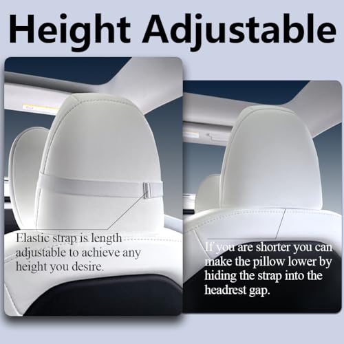 TESBEAUTY Headrest Pillow 2 Packs for Tesla Neck Pillow Designed for Tesla Model Y (2 Count)